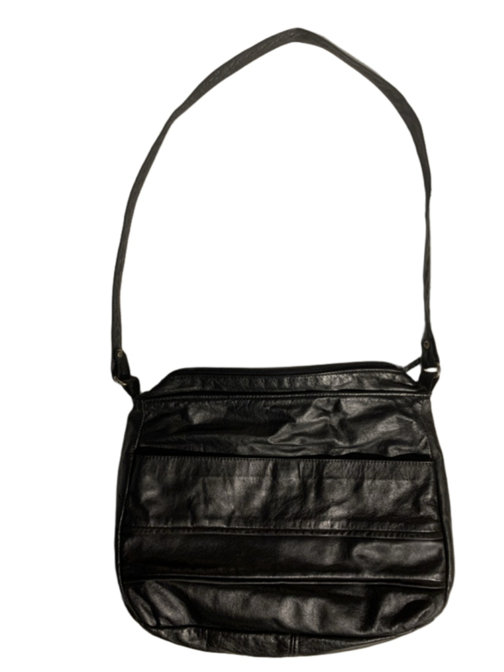 Women's Brixton Black Leather Shoulder Bag One Size